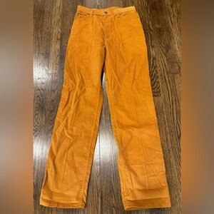Vintage Levis Corduroy Pants Womens 30x33 Made In USA Zipper Jeans Rare